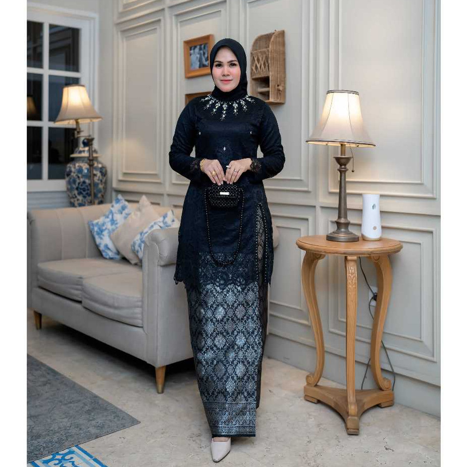 Versatile Essential (Realpict) Azuma Brocade / Modern Sequin Kebaya Wrapped Songket Skirt Must