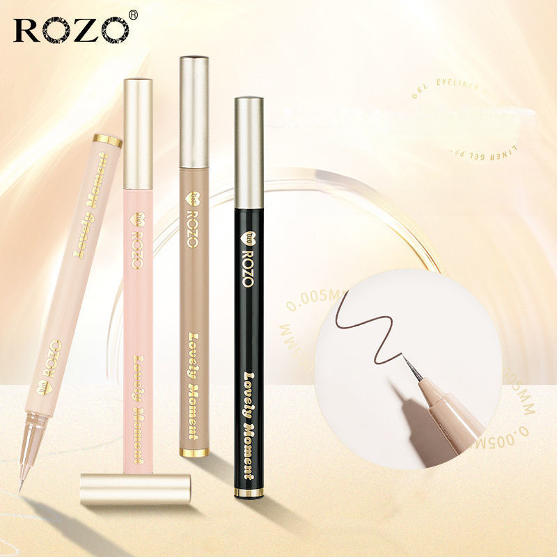 ROZO Eyeliner 眼线笔速干防水防汗极细 waterproof sweat-proof quick-drying lower eyelashes long-lasting blending