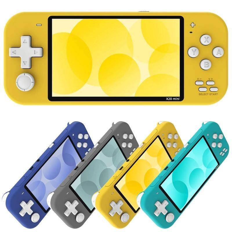 X20mini Retro Game Console Handheld Portable Video Game Console Players Portable Built in 3000 Game Classic Puzzle Arcade Games