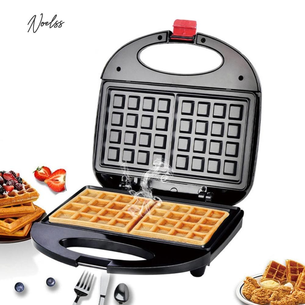 Electric Panini Press Double Sided Heating Breakfast Machine Kitchen Appliances [noels.my]