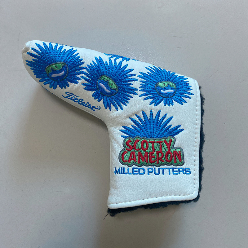 Titleist Branded Golf Club Blade Putter Headcover Custom Design the International Flag Cinco De Mayo for Blade Putter Head Protection Cover