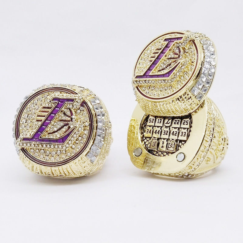 NBA Championship Ring Lakers Warriors Bulls Basketball Championship Memorabilia Ring Fans Souvenir Ornaments Gift