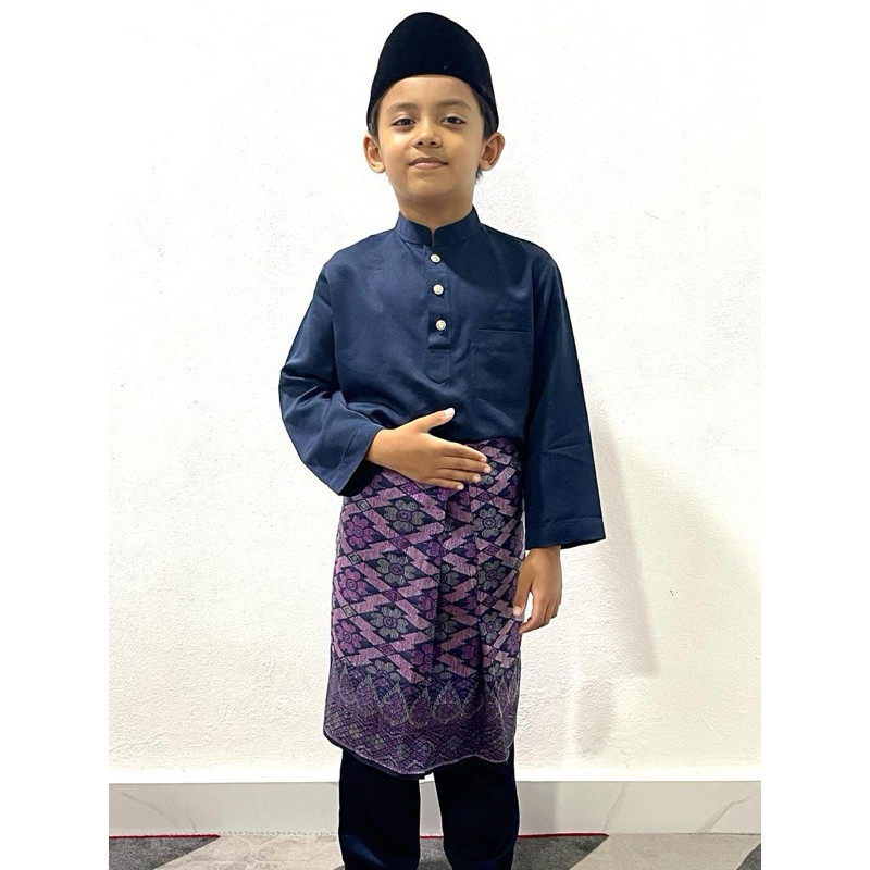 Songket Republik Bergetah Cangkuk Samping Budak Lelaki Getah Keliling Sampin Kanak Kanak Sampin Kids