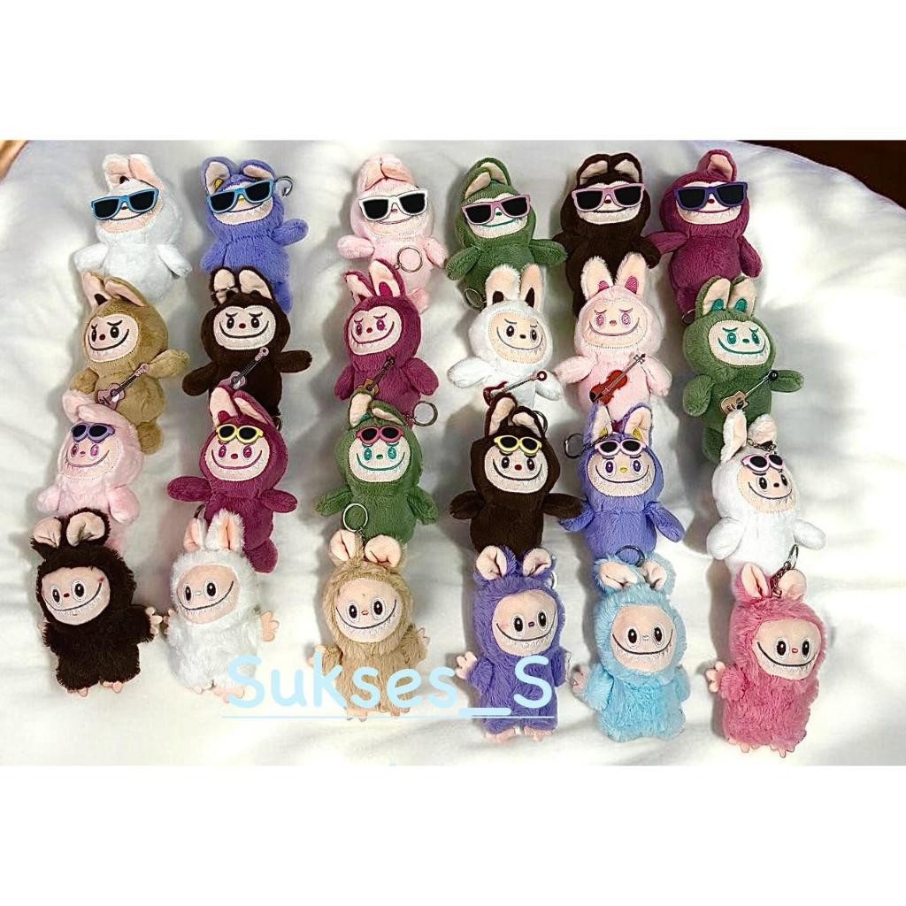 GANTUNGAN (MG) Let's SERBU, Soft, cute, soft Labubu Doll Keychain that is currently viral