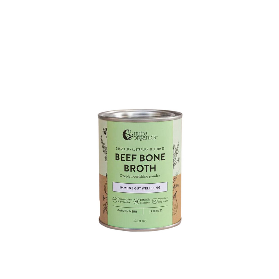 Nutra Organics Beef Bone Broth Garden Herb