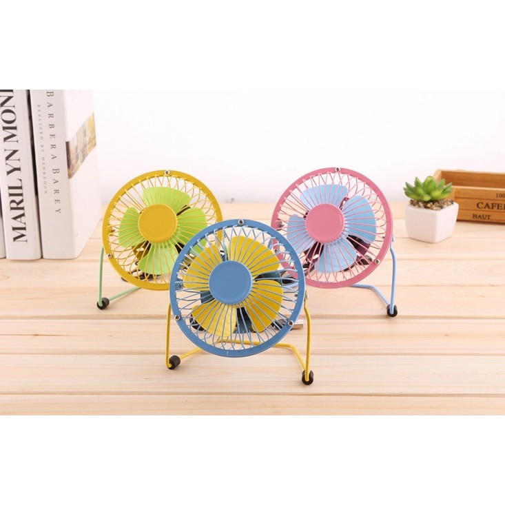 Metal Fan USB Colourful USB Mini Fan USB Table Fan Portable Mini USB Fan Travel Mini USB Travel Kipas Mini Kipas Meja