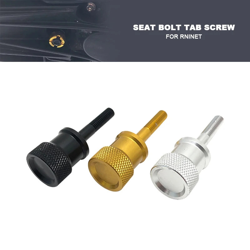 FS For BMW R9T RNineT CNC Seat Bolt Tab Screw Quick Release Removal Rninet Pure Racer Scrambler Urban G S 2014-2023 Moto