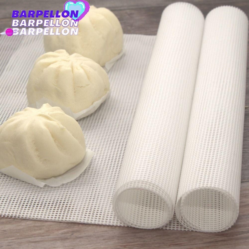 BARPELLON 1Pcs Steamer Mesh Pad, Food Fruit Dryer Reusable Dehydrator Sheets, Thickened Non-Stick Silicone Oven Kitchen Accessories Baking Mat