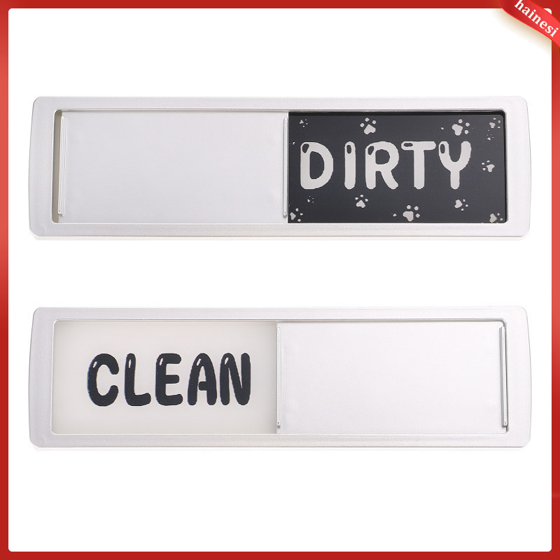  Dishwasher Clean Magnet Sign Magnetic Washing Machine Dual-side Signage Dirty for Fridge Indicator Refrigerator Magnets  hainesi