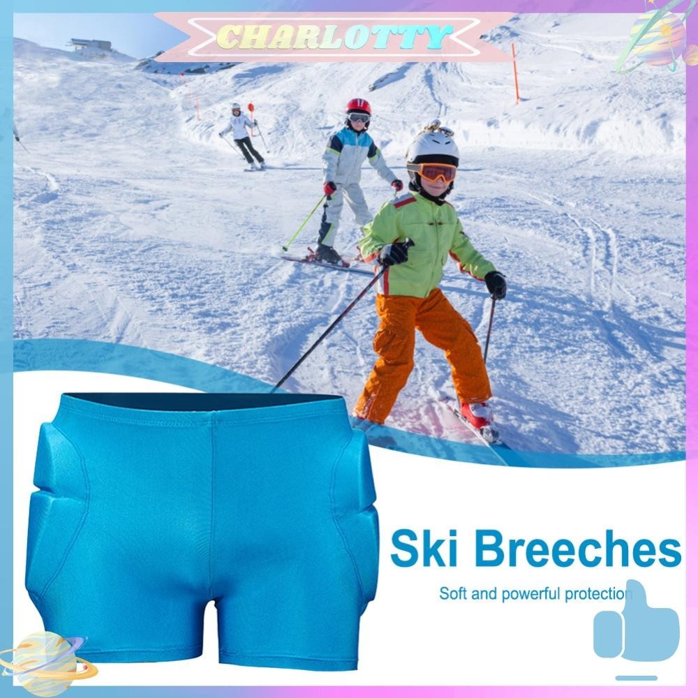 ✿ CHA ✿ Outdoor Sports Padded Shorts Shock Absorb Kids Tailbone Ski Gear Hip Butt Breathable Sports Pants Cycling Winter Skate Protector ★