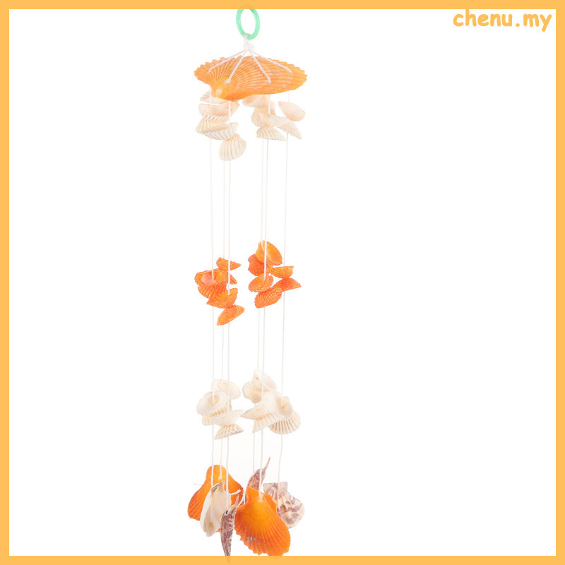 Room Pendant Nautical Seashell Chime Outdoor Chimes Hanging Ornament Decorations for Car Conch Wind Memorial Home Adornment Indoor chenu