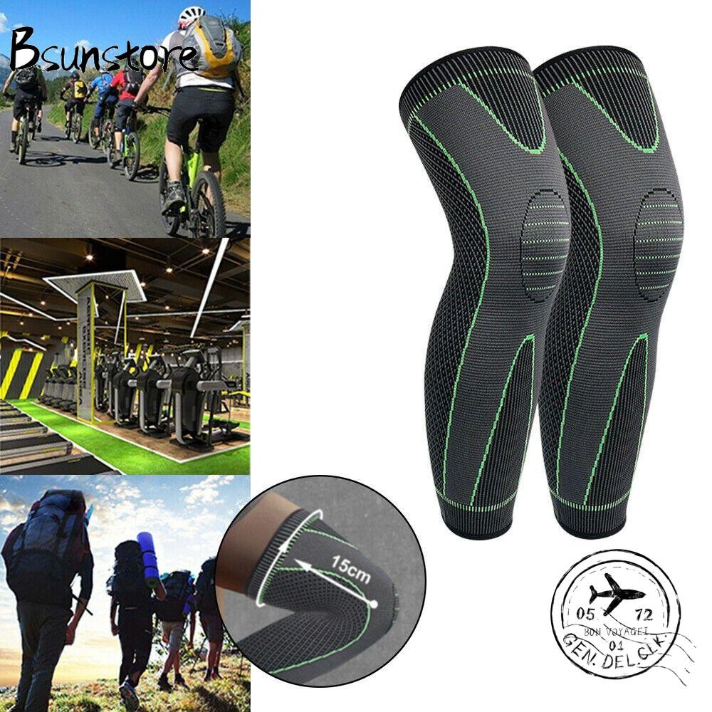 BSUNS1 Sport Knee Pads, Arthritis Relief Elastic Leg Protectors, Fashion Running Fitness Breathable Knee Support