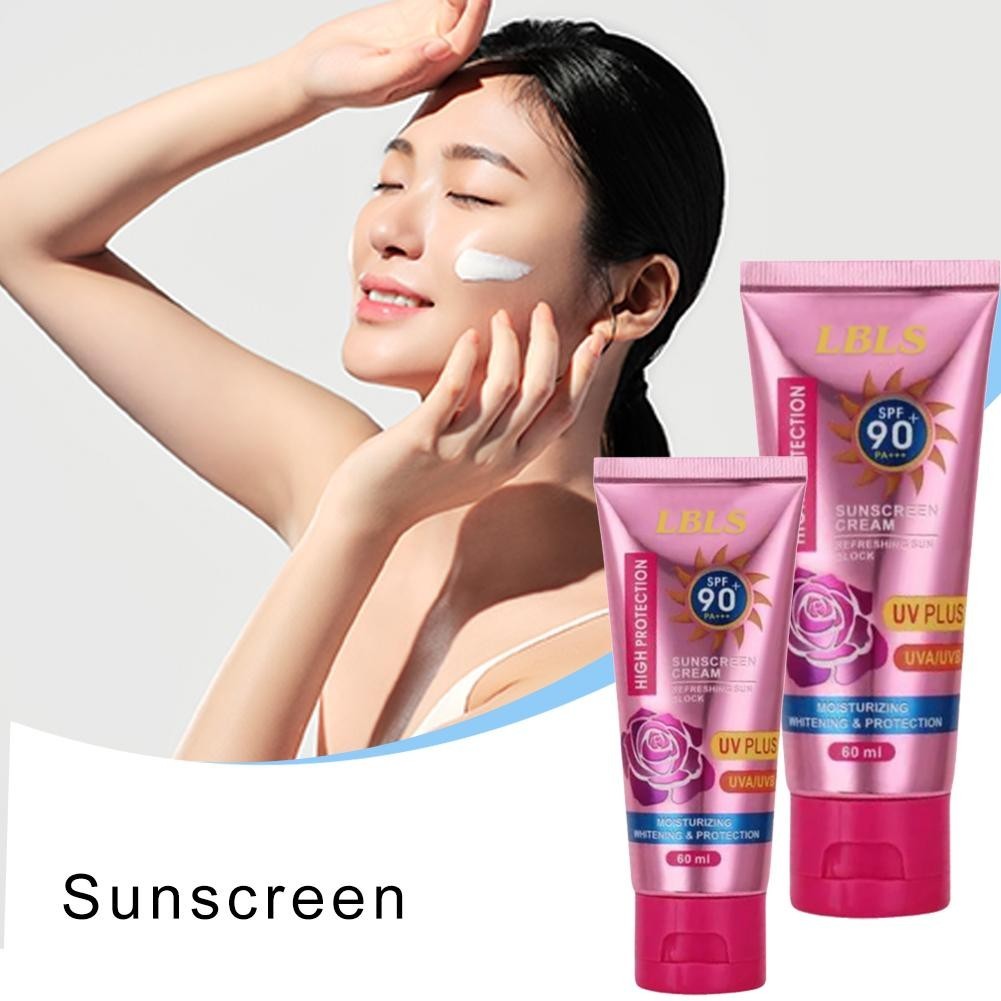 Sunscreen Cream Skin Care Facial Sunscreen Cream SPF 90+ Sunblock Lotion 60ml