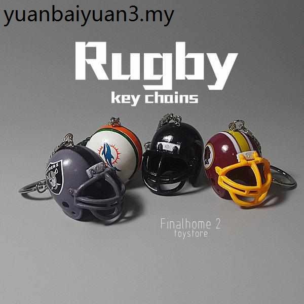 Merchandise American Football NFL Red Pibal's Mo Crow Rugby Helmet Merchandise Keychain Pendant Ornaments