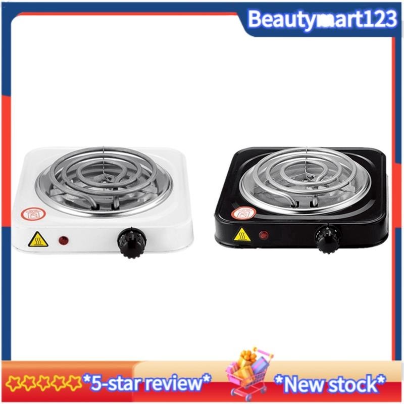 【BM】Electric Single Burner Cooktop, Compact and Portable, Adjustable Temperature Hot Plate, 1500W, Stainless Eu Plug