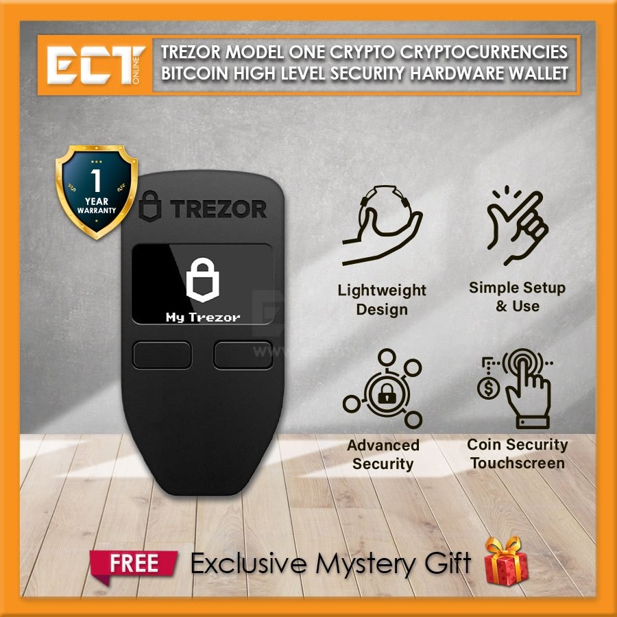 Trezor Model One | Safe 3 | Safe 5 | Model T Crypto Cryptocurrencies Bitcoin High Level Security Hardware Wallet