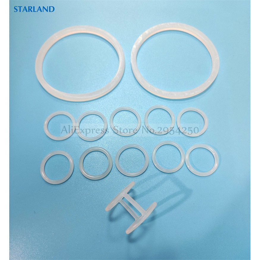 HKLHDZ  Seal Ring And Tube Components Of Guangli Ice Cream Machine  Spare Part For BQL Soft Serve Ice Cream Maker Fittings One Set