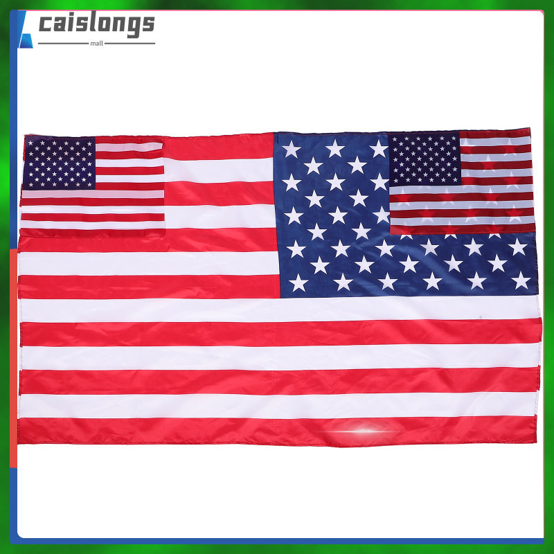 Flag US American Patriotic Colored Cloak Cape Costume Bunting White Fabric Apparel Flags caislongs