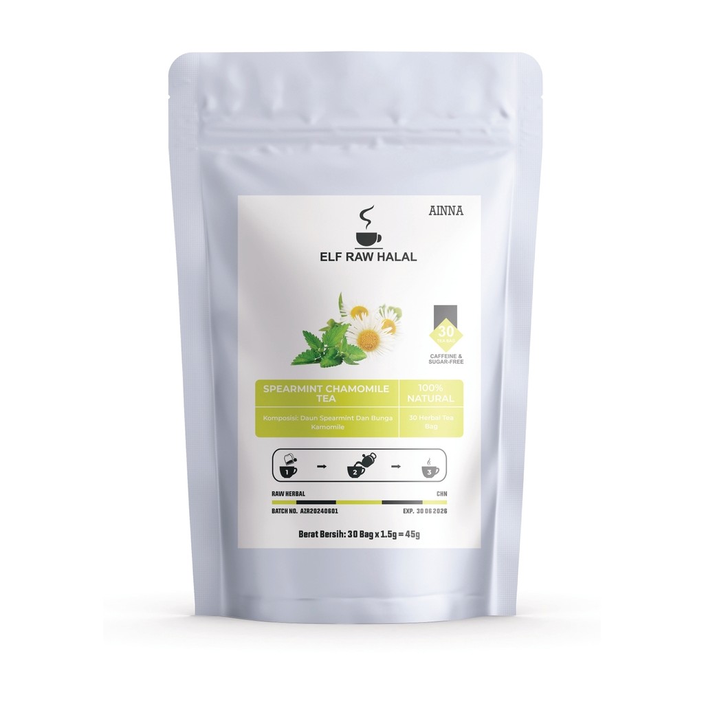 Reliable Durable Spearmint Chamomile Tea Hormone Support – Herbal PCOS Essential - Image 2