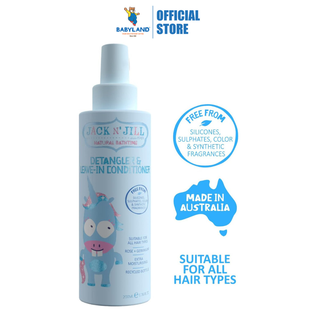Jack N' Jill Detangler & Leave-in Conditioner - Natural 200mL