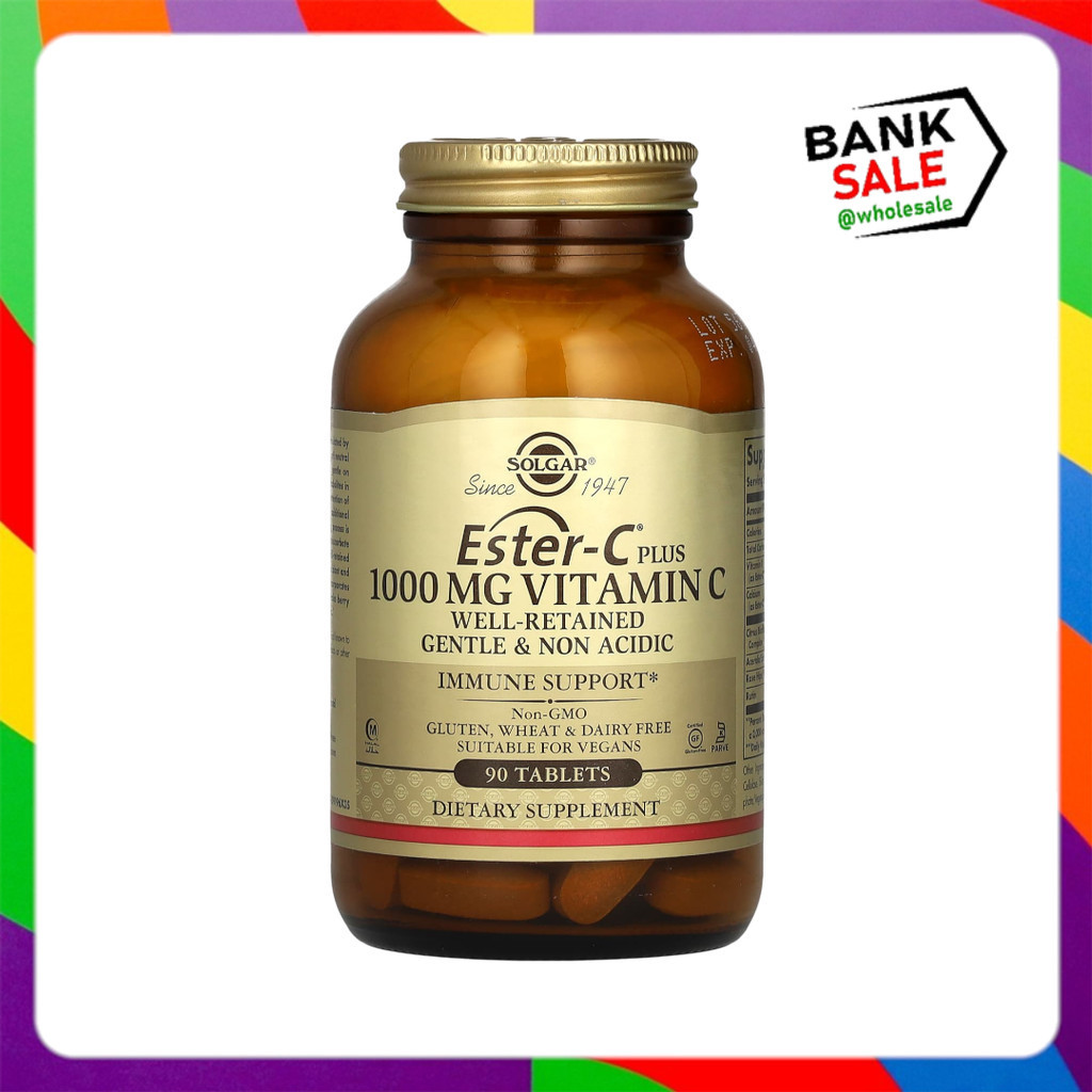 Solgar Ester-C Plus Vitamin C 1 000 mg 90 Tablets