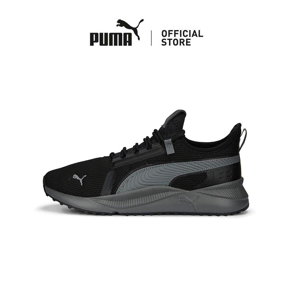 PUMA Unisex Pacer Future Street Knit Sneakers (Black)