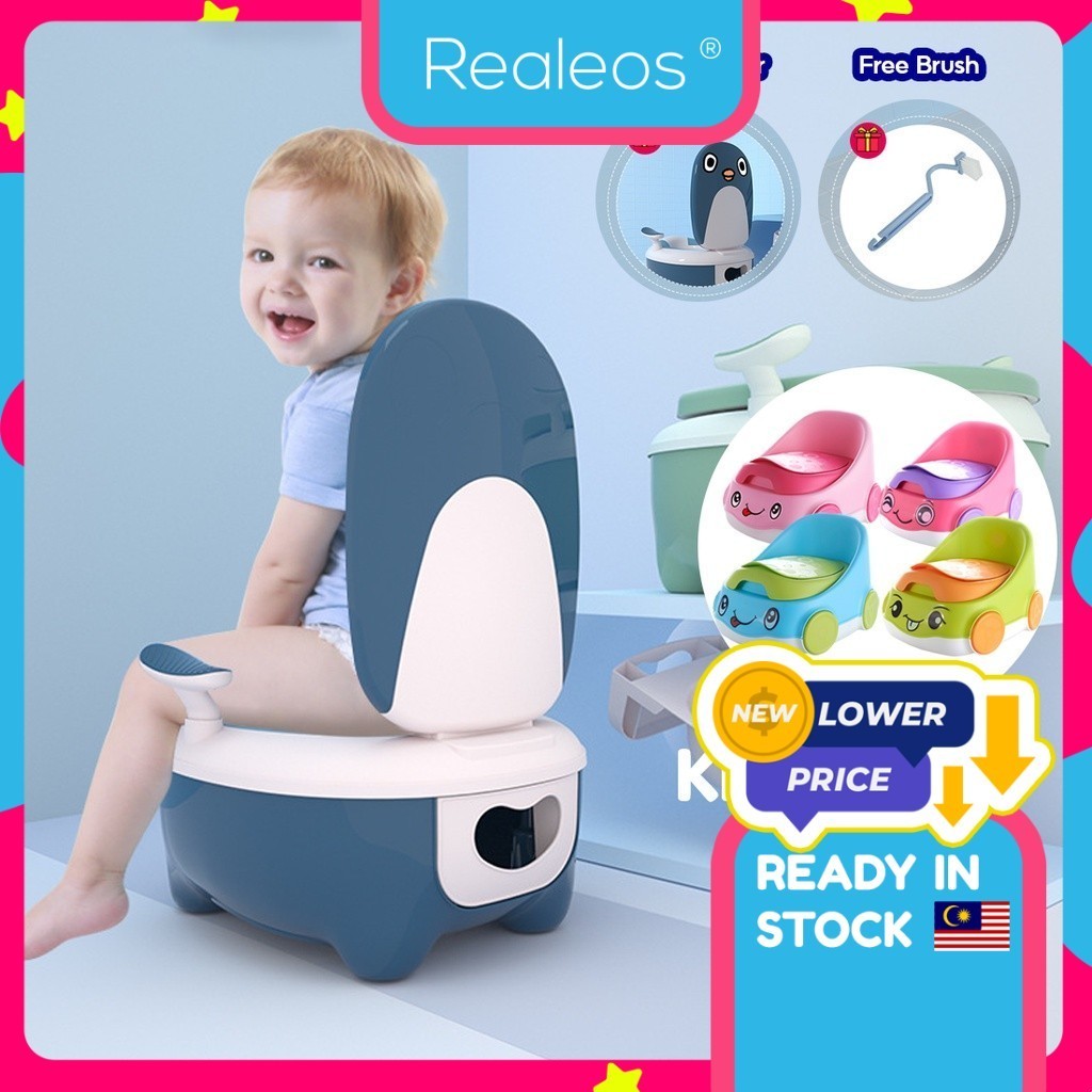 Realeos Baby Portable Early Learning Potty Urinal Training Simulation Toilet Seat Kids - RF12