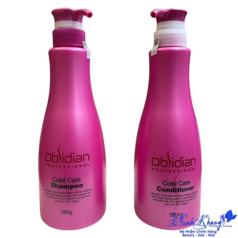 OBSIDIAN Color Care Shampoo and Conditioner 580mlx2 - MK