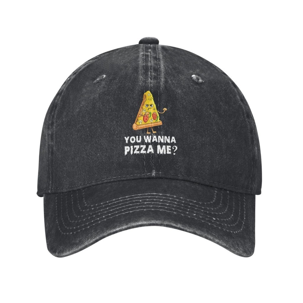 You Wanna Pizza Me Food Puns Joke MemeClassic Fashion Style Cotton Baseball caps