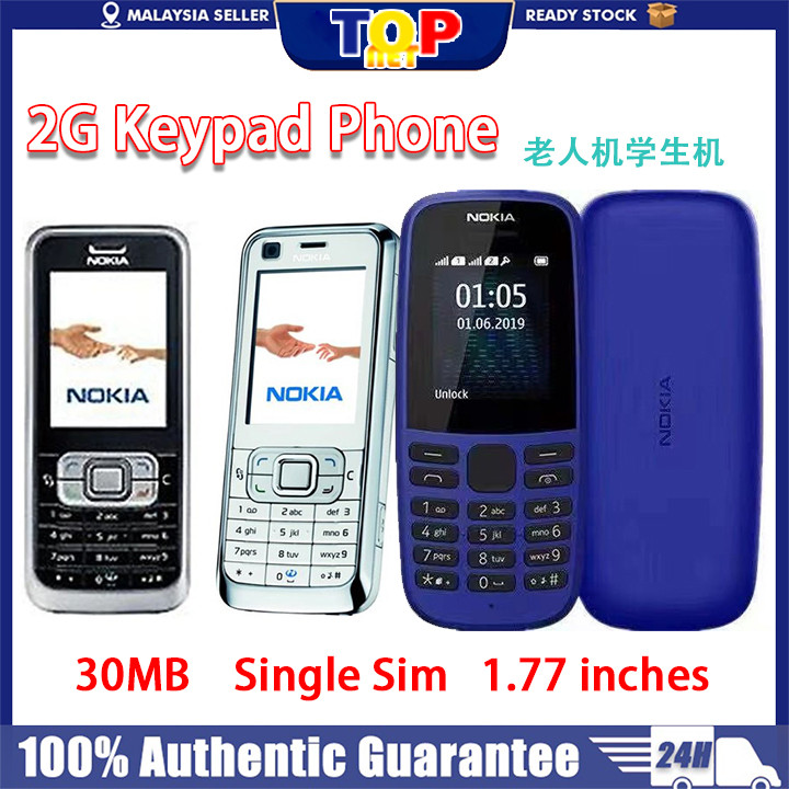 Best Quality Traditional Handphones (Limited Edition With Enhanced Performance) Promotional Price , 2G Nokia 105 Traditi