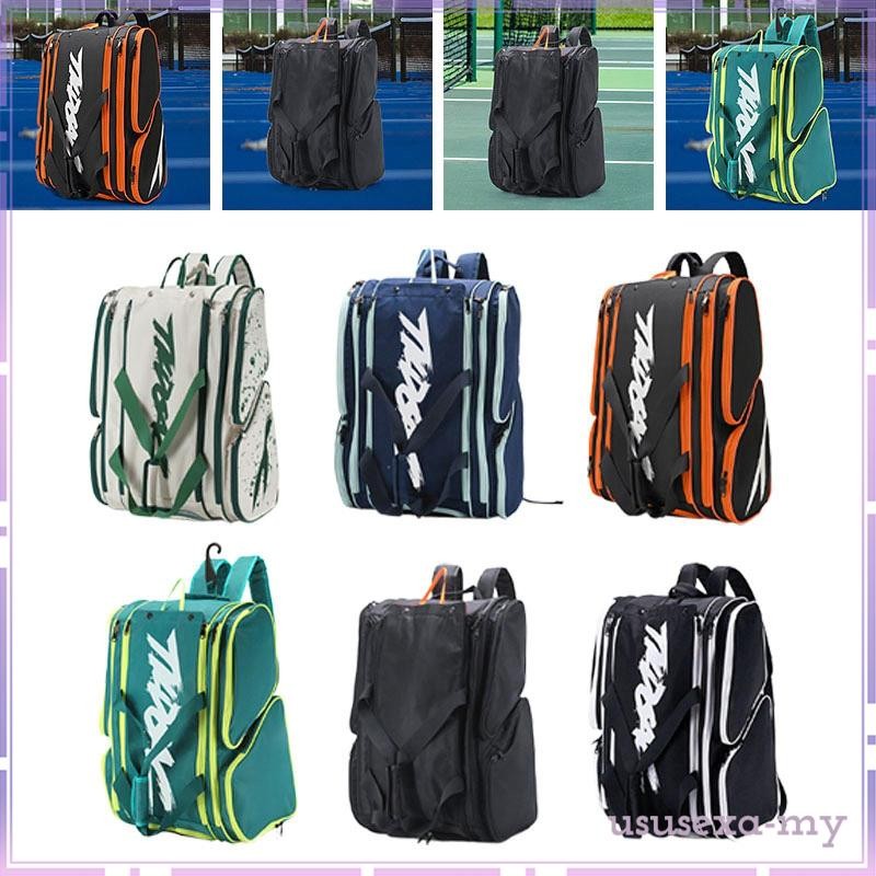 [UsusexaMY] Pickleball Bag Gear Storage Bag Daypack Waterproof Adjustable Paddle Racket Bag