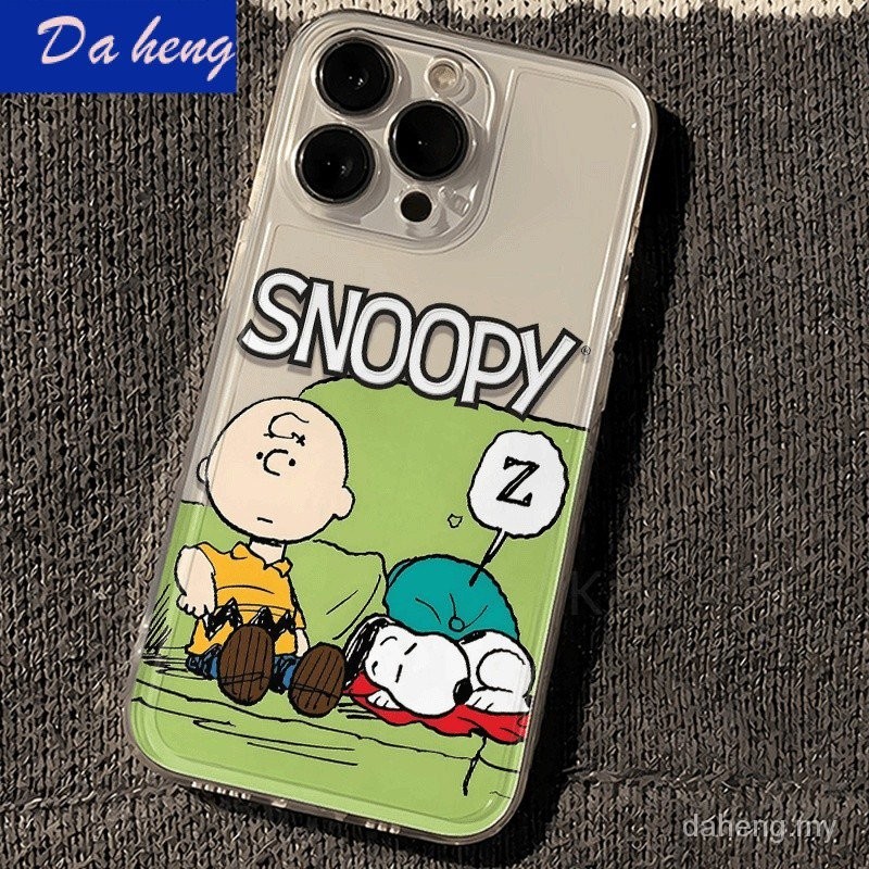 Snoopy for HuaweiiPhone15/14proMaxPhone Case Applicable13/12/11Transparent SpaceXS