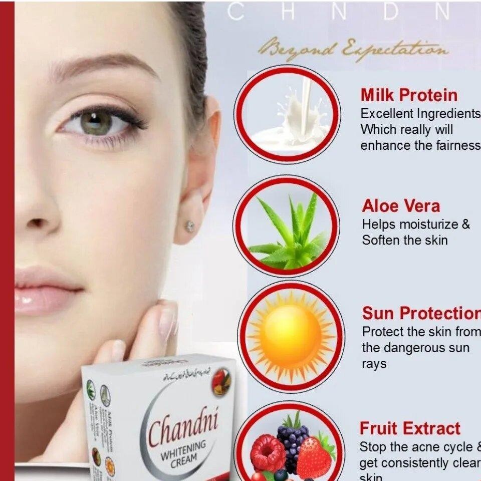 Chandni Whitening Cream Skincare Whitening Soothing, Acne Care, Oil Control Moisturizing skincare