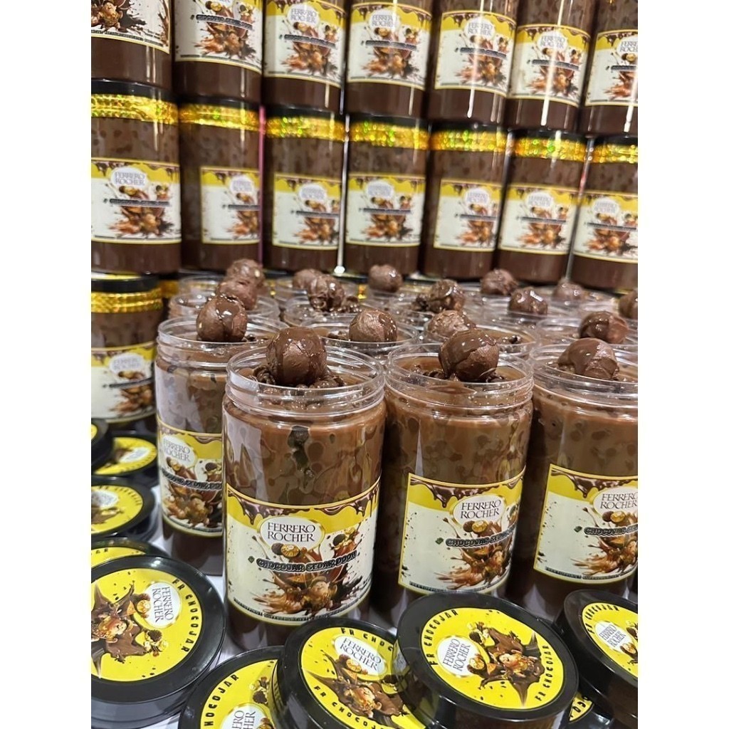 COCO JAR CHOCOJAR COKLAT PREMIUM RANGUP SEDAP DOOHHH 500ml/250g+ RANDOM TOPPING KOKOJAR MURAH