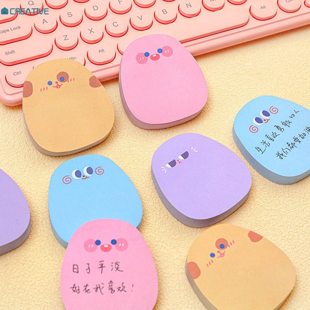 ⚡IN STOCK⚡ Legal Pad Useful Note Taking Tool Cute Note Decorative School Supplies Cartoon Sticky Note Playful Office Supplies Message Paper Cute Stationery Cartoon Memo