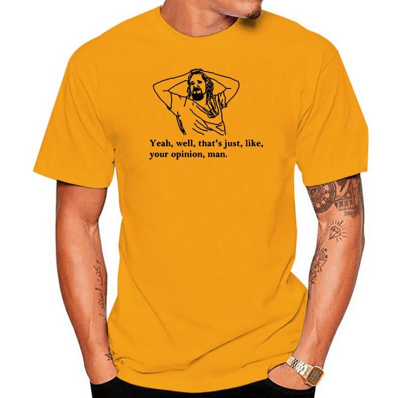 Your Opinion | The Big Lebowski T Shirt The Big Lebowski The Dude El Duderino Film Quote Transparent Film Illustration