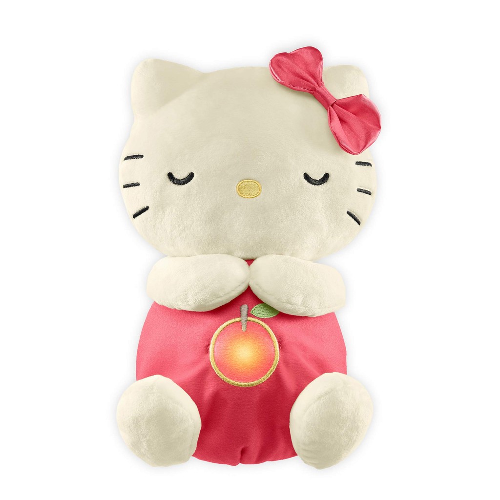 MATTEL fisher price sanrio baby polyester good night hello kitty childcare professional certified 0 months and up educational toys bedtime toys GXC57 Red