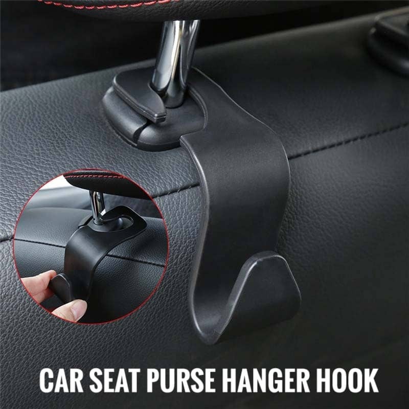 5pc Car Back Seat Hook Hanger Headrest Holder Bag Beg Storage Organizer Heavy Hanging Cangkuk Kereta