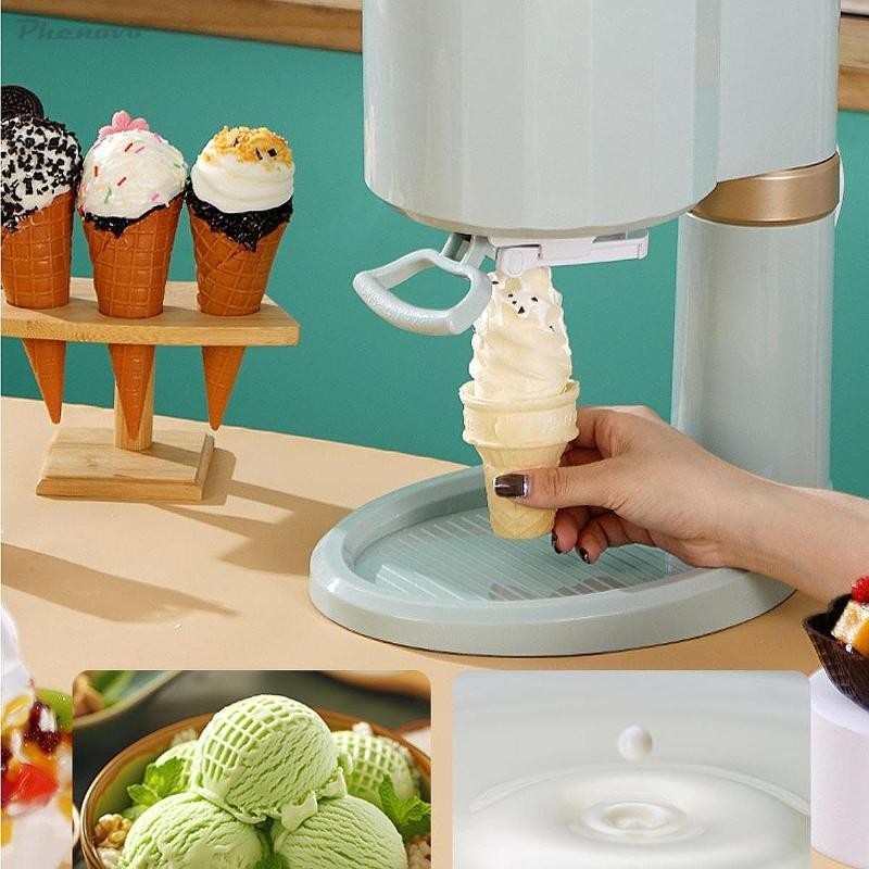 [Colaxi1ddMY] Automatic Ice Cream Maker Space Saving for Ice Cream DIY Kitchen