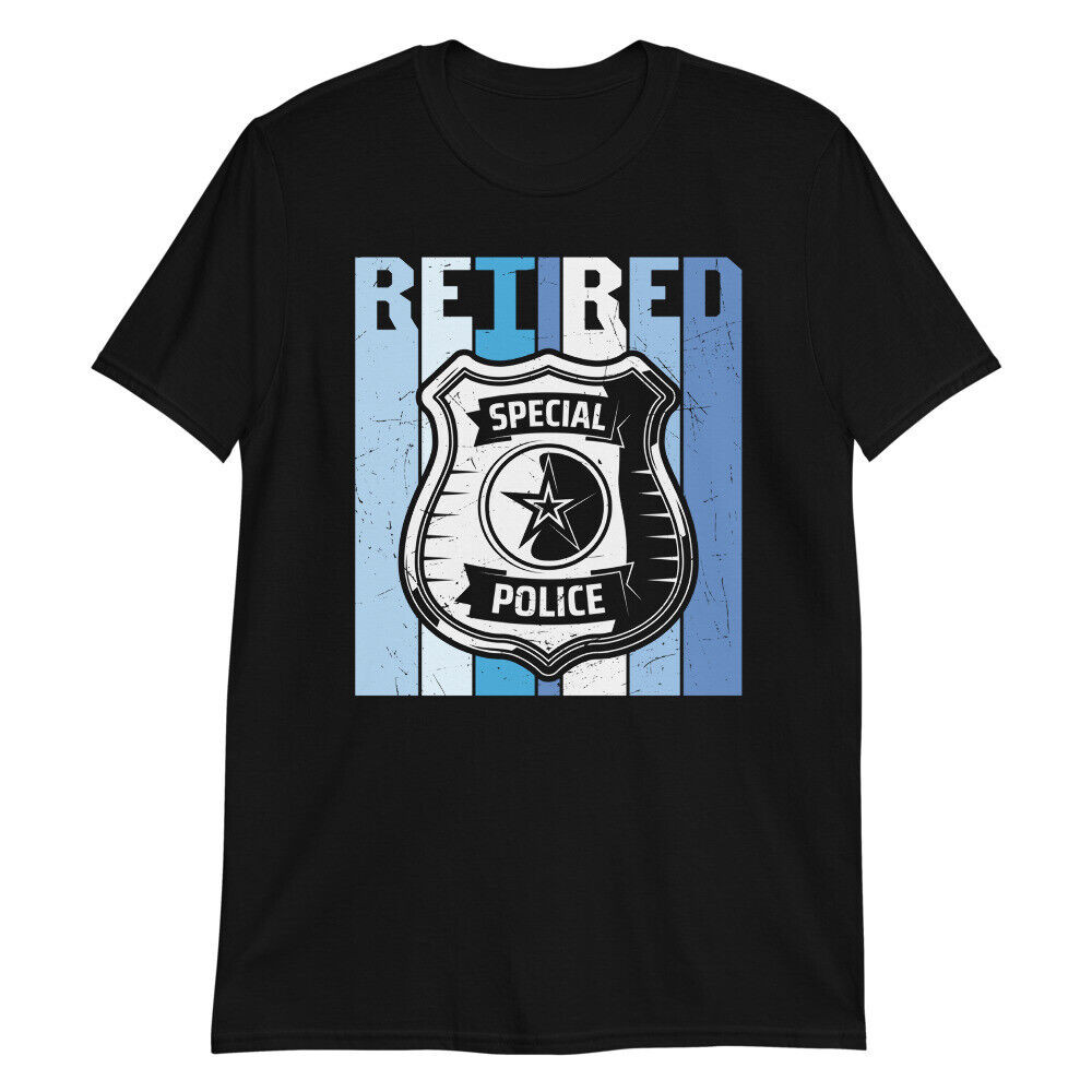 Retired Police Officer T-Shirt Retirement For Policeman Police Retro