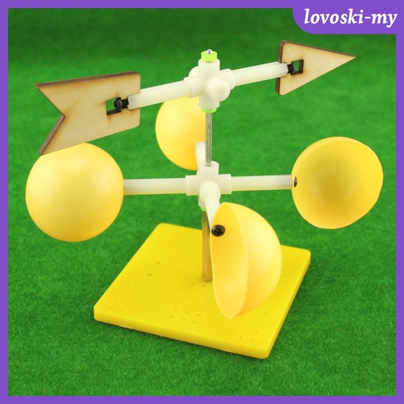 [LovoskiMY] Weather Vane Kit DIY Wooden Building Kit Wind Vane Model Weather Tools Wind Vane Educational Toy for Kids Developmental Skills