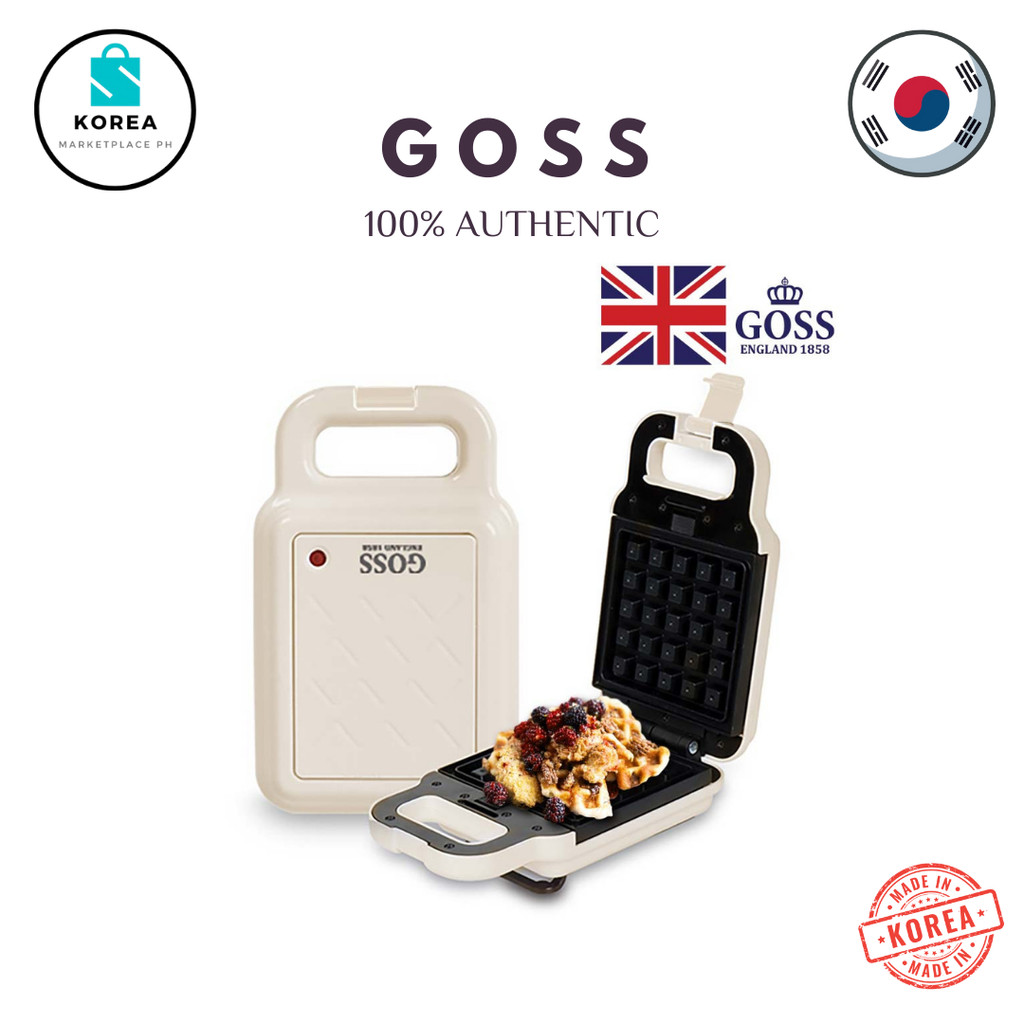 Goss 2-in-1 Waffle Maker (Model: GSW-200CR) - Fish-Shaped Waffle Maker & More