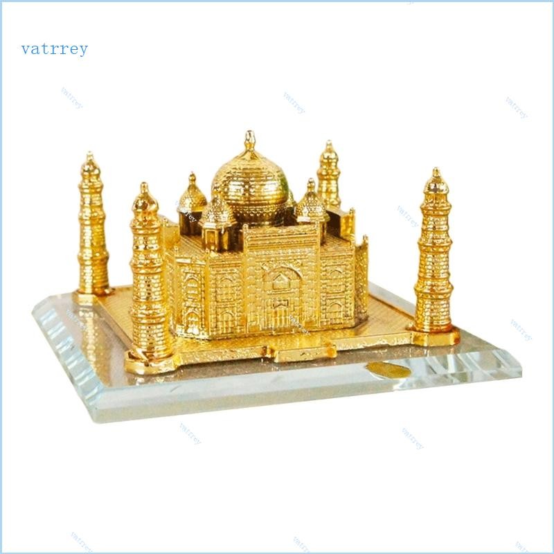 VA Abstract Building Ornament Souvenir Building Tai Mahal Model Statue Miniatures Decor Artistic Craft for Home Decorati