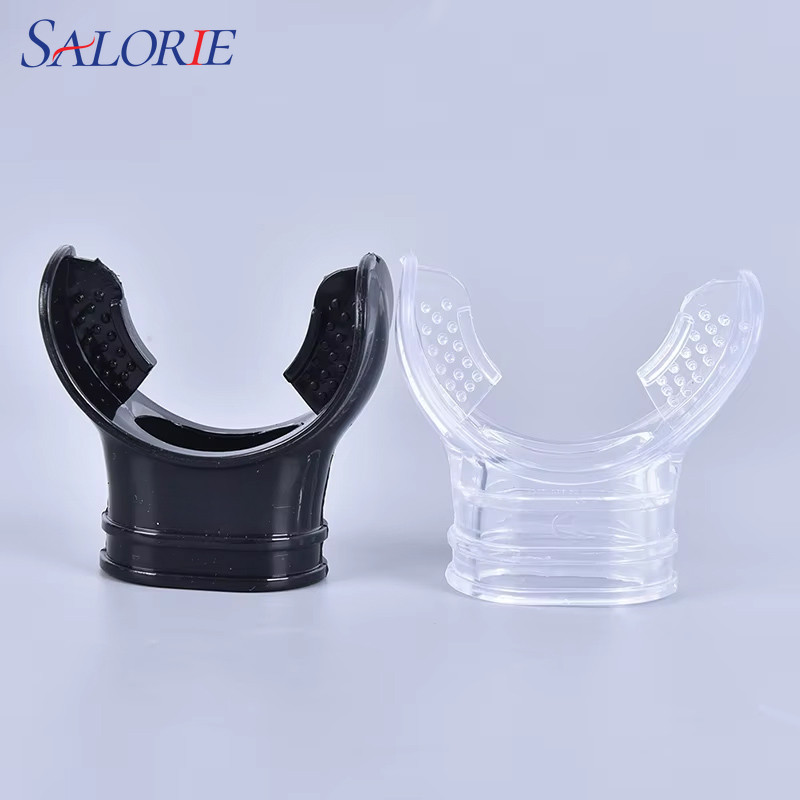 1pc Diving Bite Mouthpiece Breathing Tube Accessories Disposable Bite Mouthpiece Lung Exerciser Silicone Bite Accessory