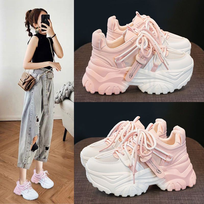 Mesh Breathable Lightweight Comfortable Daddy Shoes 2024 New Inner Heightening Small Exclusive Sports Shoes Mesh Breathable Lightweight Comfortable Daddy Shoes 2024 New Inner Heightening Small Exclusive Sports Shoes 15