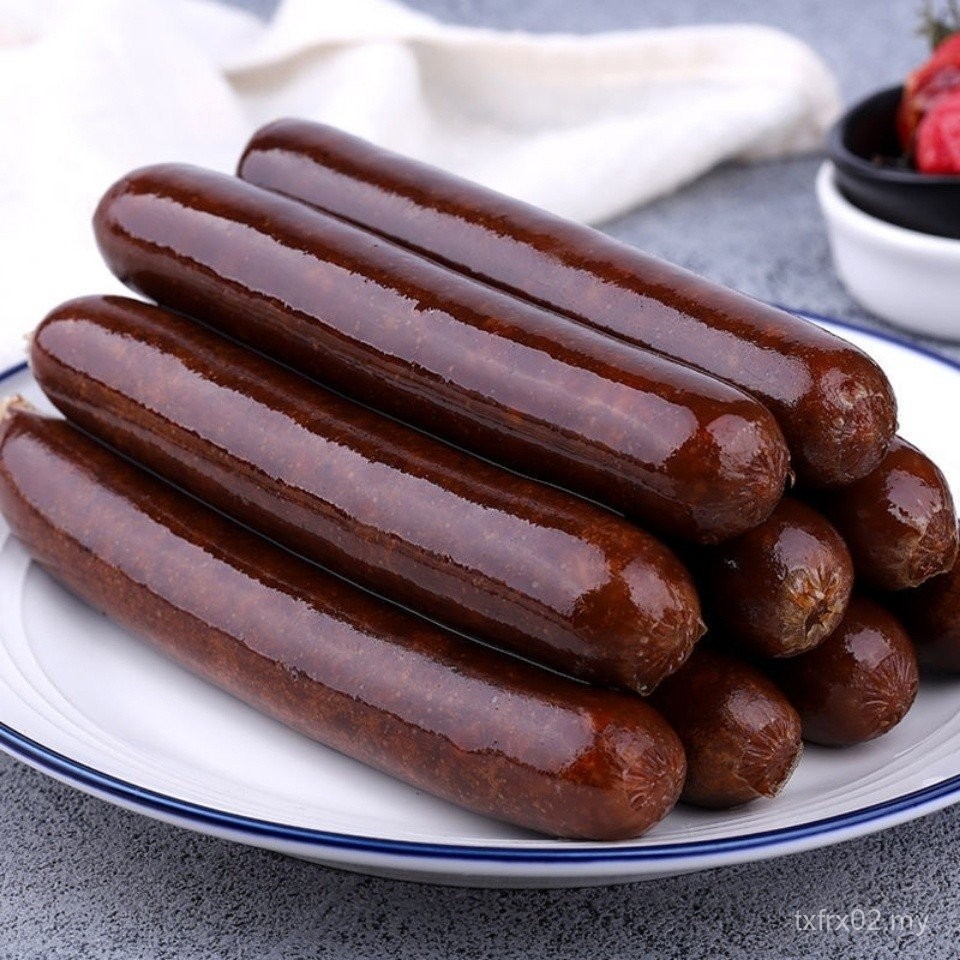 Shu Yi Shunyi Hal Black Duck Grilled Sausage Flavor Sausage Spicy Influencer Snacks Home Snacks Crispy Bone Beef Sausage Small Date Sausage 2CFB OK9I