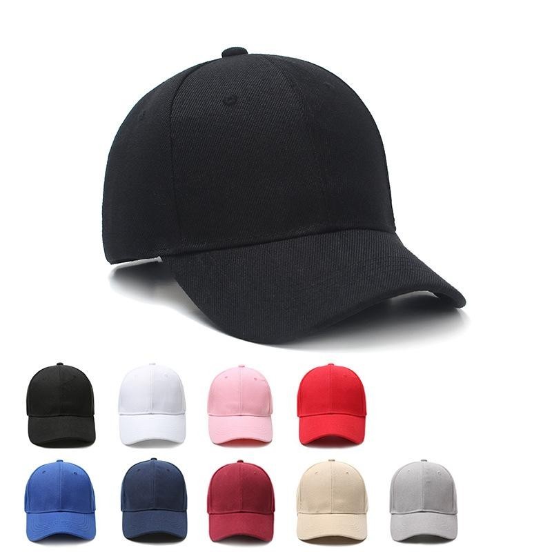 FL Cap Plain Baseball Cap Korean Cutting Caps Plain Colour Topi Stylish Curve Hat Size Adjustable Strap Polyester Plain