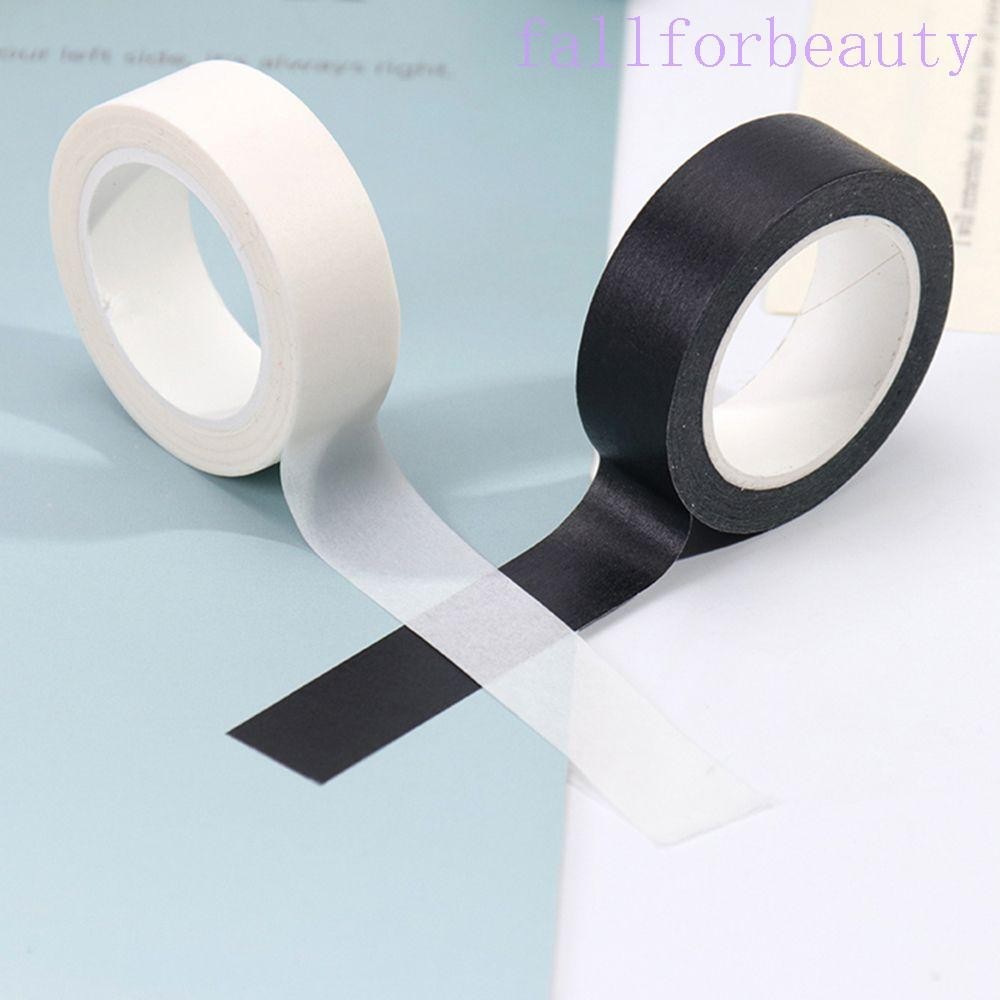 FALLFORBEAUTY Adhesive Tape School Anti-dirty Scrapbooking Home Renovation Sticker Solid White Black Stationery