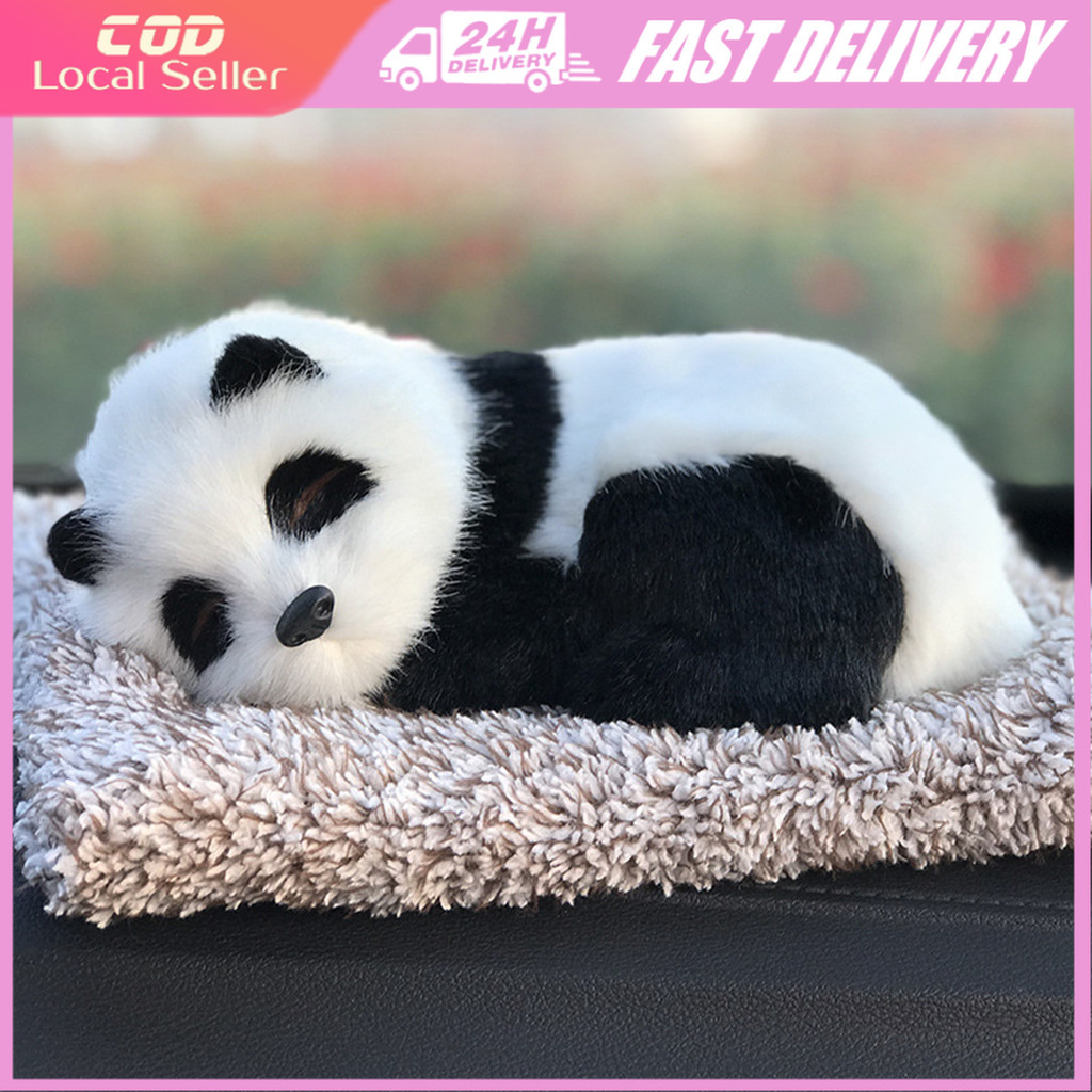 Creative car Dashboard Decoration ornaments Bamboo charcoal remove odor charcoal bag cute cushion sleeping cat Dog Toy