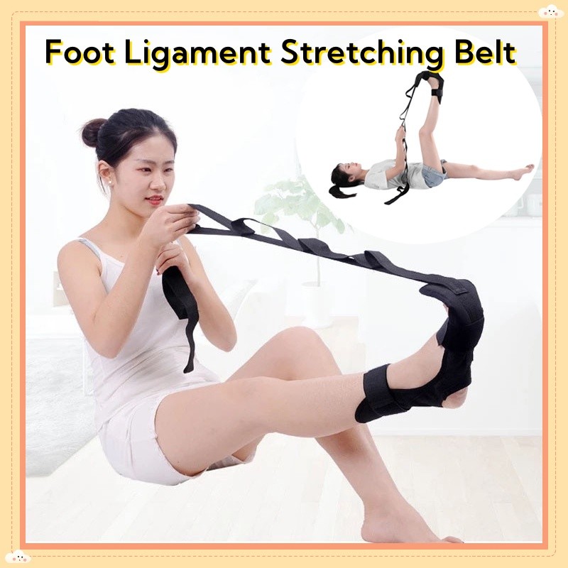 Yoga Foot Ligament Stretching Belt Ankle Strap Exercise Leg Drop Home Training  Band Rope